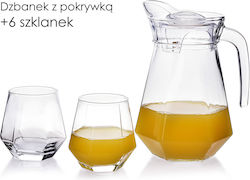 Mondex Κανάτα με Ποτήρια 1400ml 7τμχ