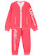 Kids Sweatpants Set Coral 3pcs World