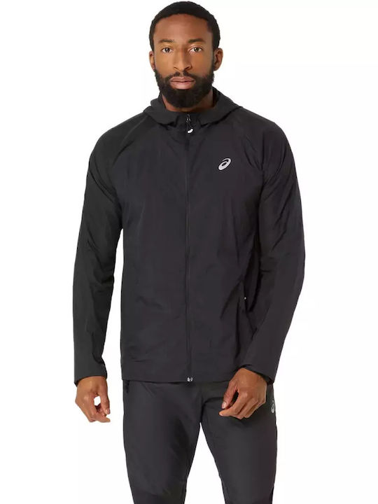 ASICS Road Packable Men's Sport Jacket Black