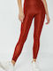 Women's Legging Shiny Terracotta