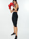 Schulung Frauen-Set mit Capri Leggings Black