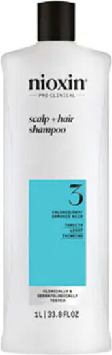 Nioxin Pro Clinical Scalp+hair Σαμπουάν κατά της Τριχόπτωσης για Βαμμένα Μαλλιά 1000ml