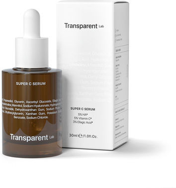 Transparent Lab Super C Serum 30 Ml Serum Βιταμίνη C 5% Υαλουρονικό Οξύ