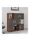 Bibliotecă Eltham Baroque Antracit 119.9x37.6x121.8 cm