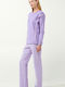 Vamp Winter Women's Pyjama Set Lilac Kaleidoscope