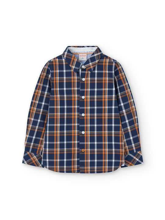 Boboli Kids Checked Shirt Multicolour