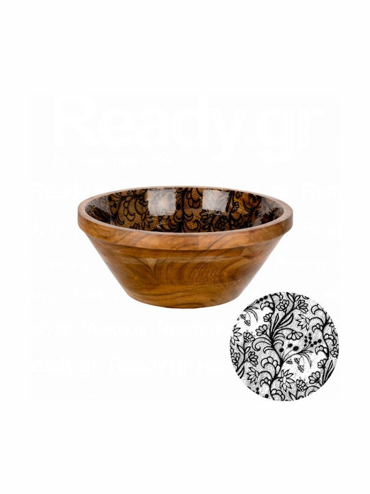 Ready Салатна купа Дърво Кафяв 30x30x11.4см 1бр