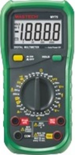 Mastech My75 Ψηφιακό Πολύμετρο με Καπασιτόμετρο με Buzzer με Μέτρηση AC / DC / Αντίστασης / Χωρητικότητας / Θερμοκρασίας