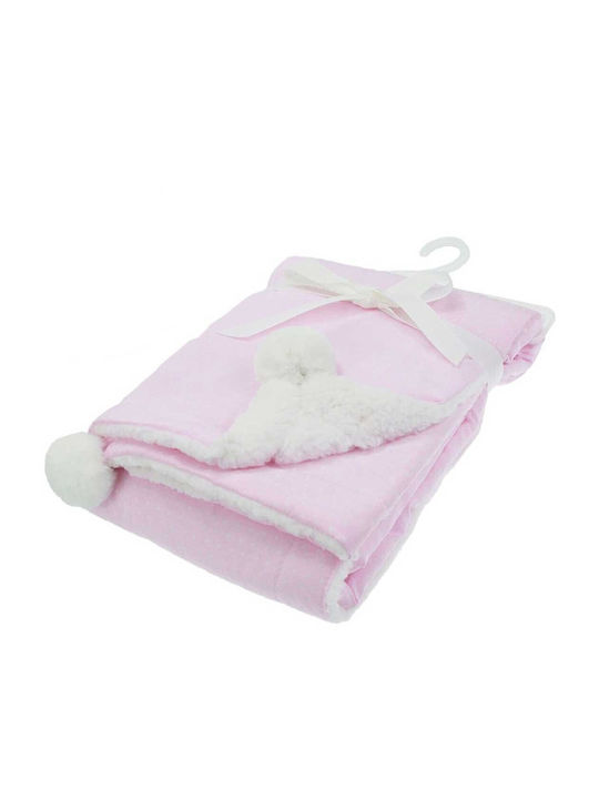 Soft Touch Pătură Pepinieră Swaddling pături Tricotat Roz Pink 75x100cm
