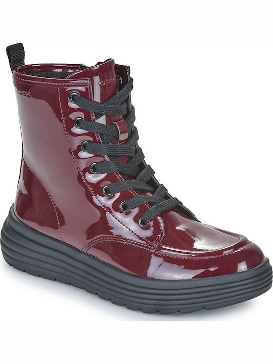 J Phaolae Kinderstiefel mit Schnürsenkeln Rote