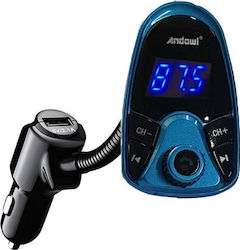 Andowl FM Transmitter Autovehicul Q-B68 cu Bluetooth / USB