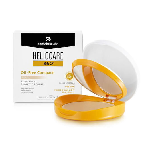 Cantabria labs Heliocare 360° Oil-free Compact Αντηλιακή Πούδρα Προσώπου SPF50+ 10gr