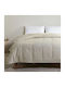 Bed&Bath Παπλωματοθήκη Βαμβακερή Μονή 170x250 Pelican