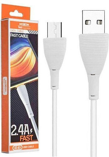 Moxom Regular USB 2.0 spre micro USB Cablu Alb 1m 1buc