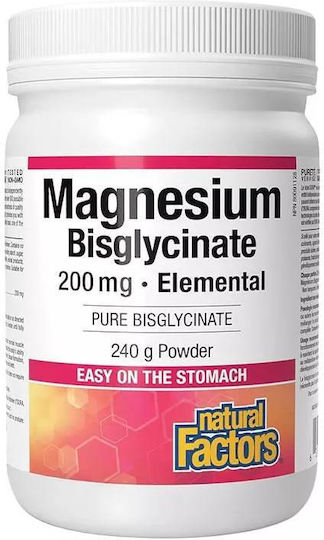 Natural Factors Magnesium Bisglycinate 200mg 240gr