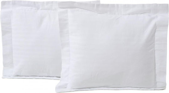Heinner Set Oxford White Pillowcases 70x70cm Heinner Set Oxford White Pillowcases 70x70cm
