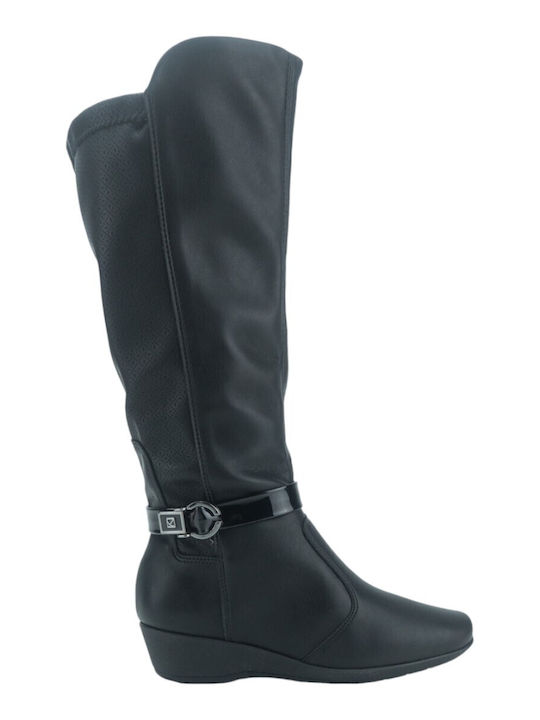 Piccadilly Damenstiefel Schwarz