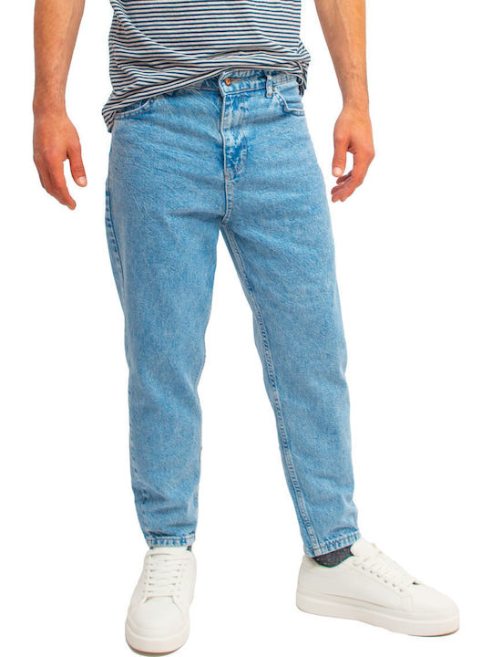 Ανδρικό Παντελόνι Τζιν Boyfriend Fit Γαλάζιο