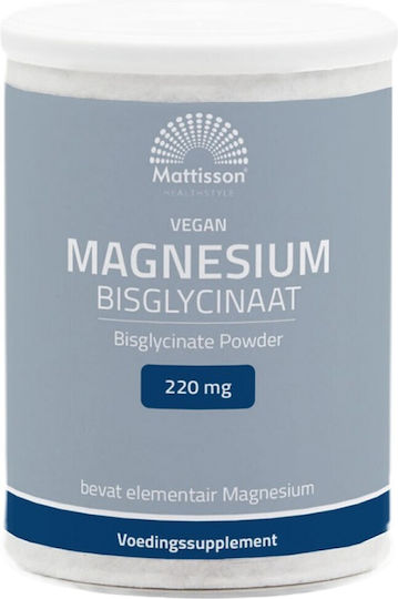 Mattisson Healthstyle Веган Магнезиев Бисглицинат Прах 250 Грама