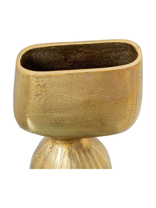 Vase Alexandra House Living Gold Aluminum