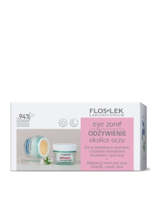 FlosLek Eye Zone Комплект за грижа за Хидратация FlosLek Eye Zone Комплект за грижа за Хидратация
