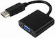 Nelbo Convertoare DisplayPort / VGA Masculin în DisplayPort / VGA Feminin 1 Bucată D6X6Z6BBM