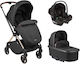 Kikka Boo Lanah Adjustable 3 in 1 Baby Stroller...
