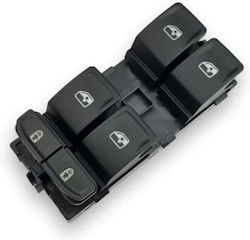Διακόπτης Παραθύρων Αυτοκινήτου για Audi A7 Lexus IS Seat Alhambra Skoda Kodiaq / Octavia / Enyaq / Superb / Karoq Volkswagen Touareg / Touran / Sharan Λευκό