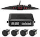 Car Parking System and 4 Sensors 22mm in Black Color
