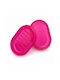 Svim Oval Pink Plastic Travel Soap Dish