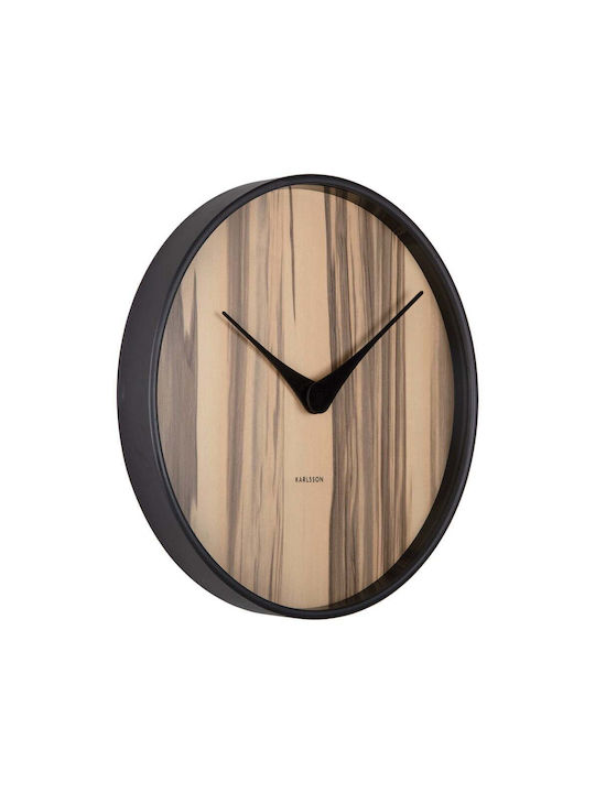 Karlsson Wall Clock Wooden Ø40cm