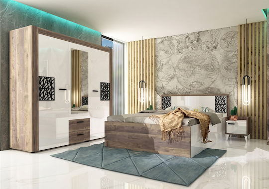 Σετ Комплект Спалня Solomon / White 160x200бр 4бр
