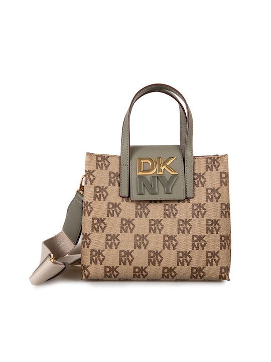 DKNY Damen Tasche Schulter Khaki