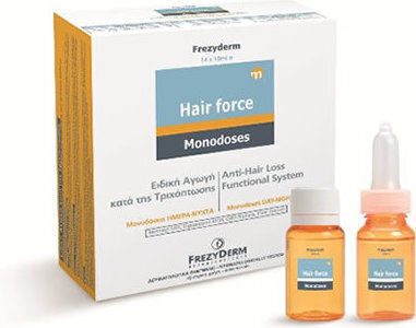 Frezyderm Hair Force Monodose Hair Ampoules Against Hair Loss for Women 14x10ml