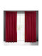 Eurofirany Perdea cu Coafură Sibel Burgundy 140x270buc
