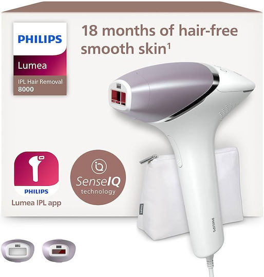Philips Lumea IPL Series 8000 Σετ Αποτρίχωσης IPL για Πρόσωπο, Σώμα & Μπικίνι BRI944/00