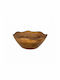 Ready Wooden Salad Bowl Brown 30x30x10.6cm