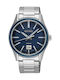 Seiko Мъжки Часовник 39.5mm На Батерия Със Сребрист Ацетилен Механизъм