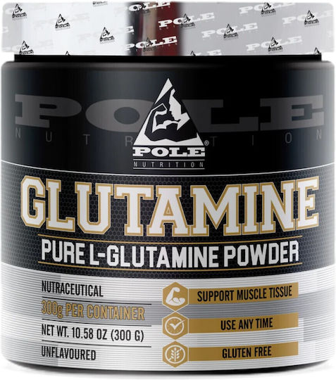 Pole Nutrition Глутамин на прах 300 грама без вкус