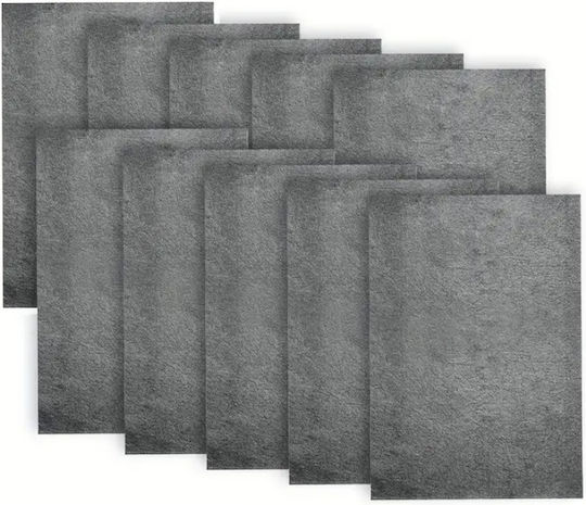 Lavete de Curățare cu Microfibre Utilizare generală Gri 10buc