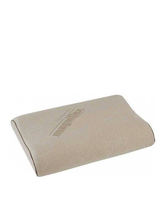 Magniflex Cotton Deluxe Wave Μαξιλάρι Ύπνου Memory Foam Ανατομικό 42x72cm