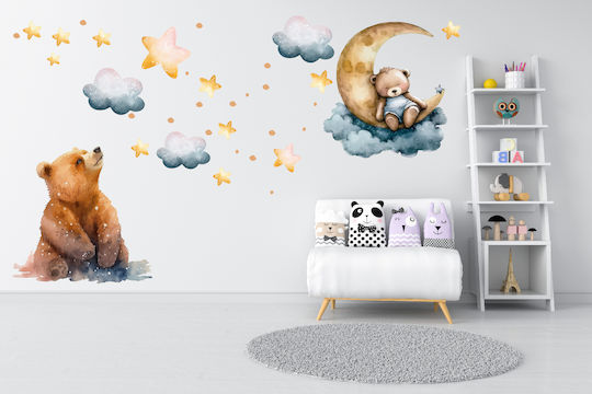 Bär Kinderzimmer Dekorationsaufkleber Set 60x120