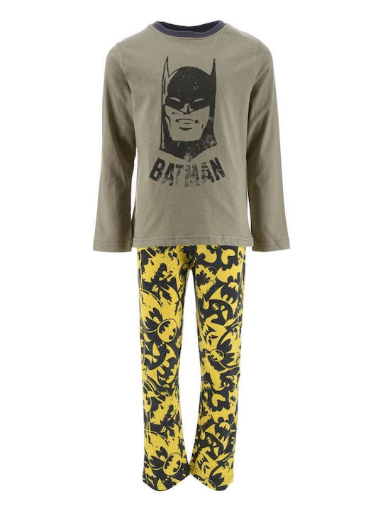 Superheroes Kinder Schlafanzug Winterlich Green