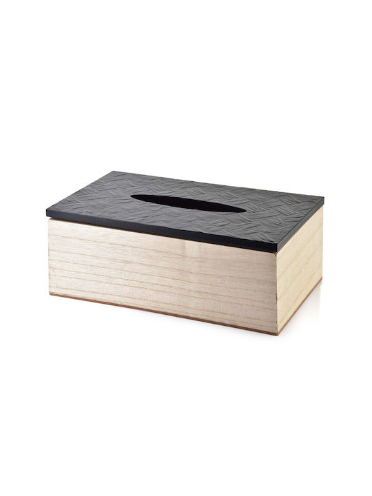 Susie Black Napkin Holder 24x9x14.5cm