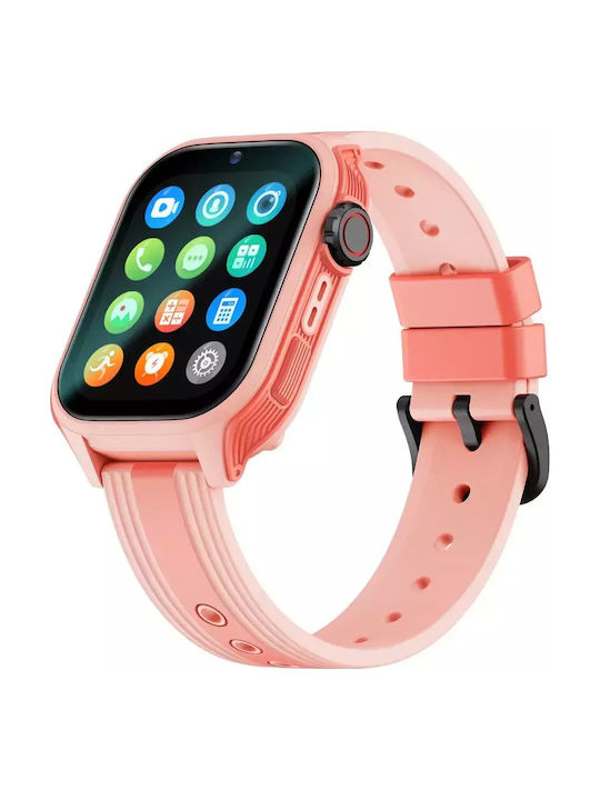 Nubi Παιδικό Smartwatch 4G με GPS & Κάμερα Ροζ