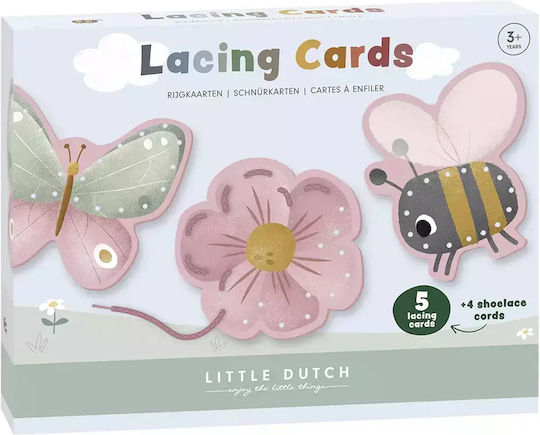 Little Dutch Χαρτοκοπτική Flowers & Butterflies για Παιδιά 3+ Ετών