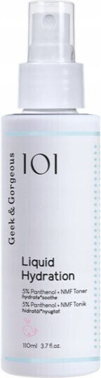 Geek & Gorgeous Liquid Hydration Υγρό Τόνωσης Προσώπου με Πανθενόλη 110ml