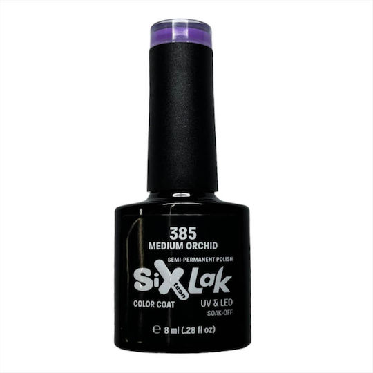 Sixteen Cosmetics Semi-Permanent Nail Polish 385 Medium Orchid 8ml 1pcs