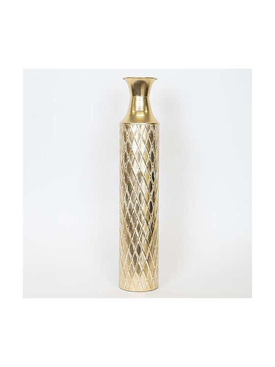 Vază Decorativă Metalic Gold 12x12x61cm 1buc