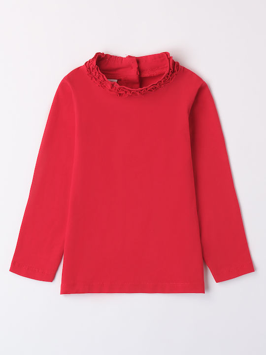 iDO Kids Blouse Long Sleeve red